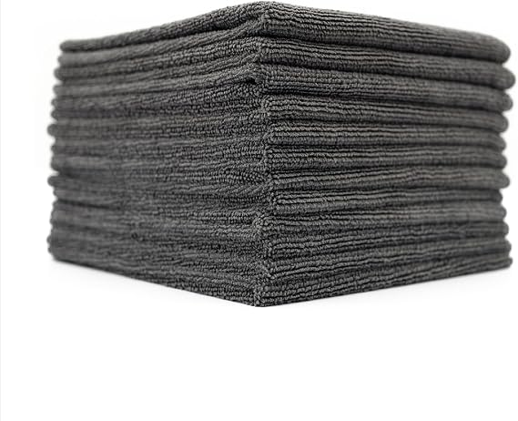 The Rag Company - All-Purpose Microfiber Terry Cleaning Towels - Commercial Grade, Highly Absorbent, Lint-Free, Streak-F