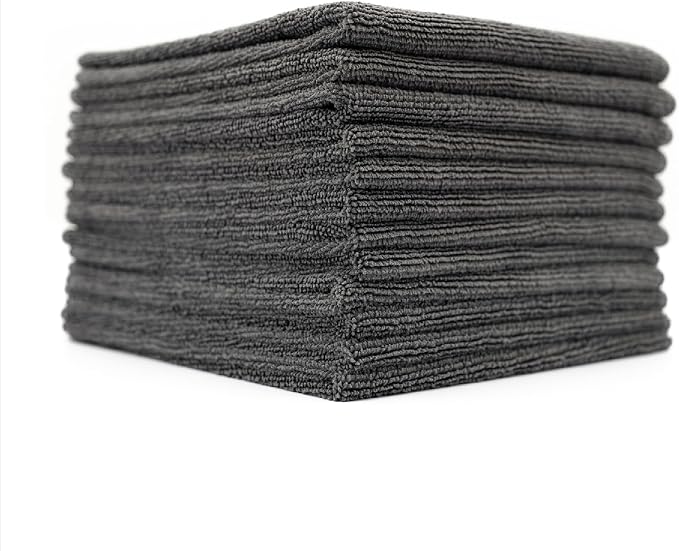 The Rag Company - All-Purpose Microfiber Terry Cleaning Towels - Commercial Grade, Highly Absorbent, Lint-Free, Streak-F
