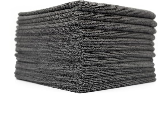 The Rag Company - All-Purpose Microfiber Terry Cleaning Towels - Commercial Grade, Highly Absorbent, Lint-Free, Streak-F