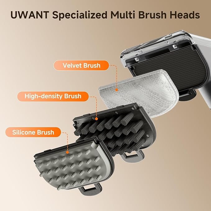 Uwant Carpet Cleaner Machine 18Kpa Powerful Suction, Portable Carpet Cleaner with Cleaning Tools&Self-cleaning Upholstery Cleaner for Cars,Sofa Set of 1