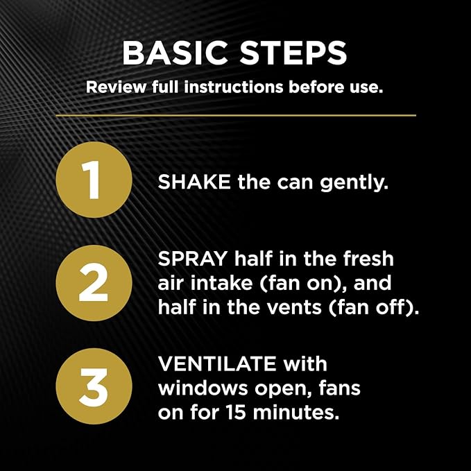 InterDynamics Certified A/C Pro Vent and Duct Cleaner, Professional Strength Odor Eliminator for Cars, Truck, HVAC, 10 Oz