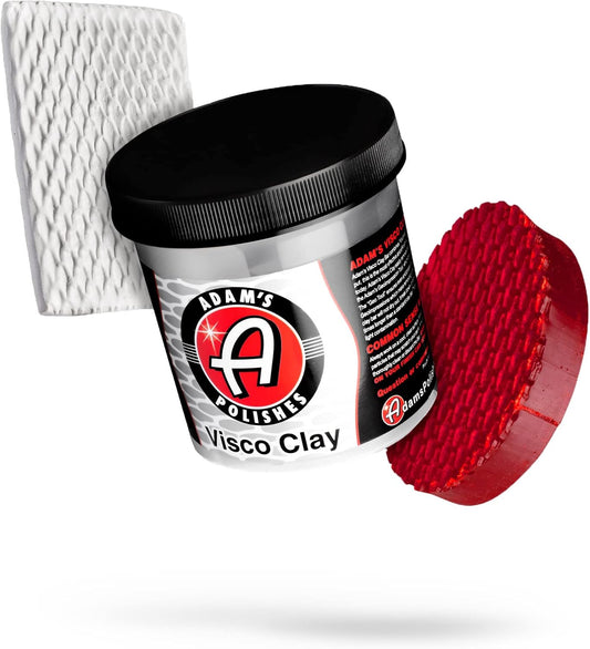 Adam's Polishes Visco Clay Bar Jar - Cleanses Surface Without Causing Damage - Safe for Even The Most Delicate Clear Coat - Use on Paint, Glass
