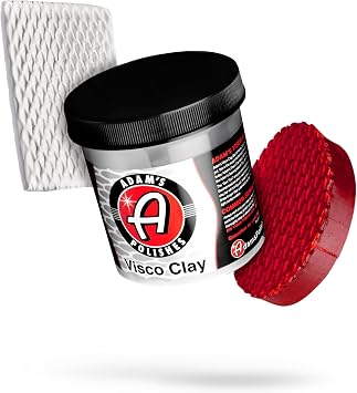Adam's Polishes Visco Clay Bar Jar - Cleanses Surface Without Causing Damage - Safe for Even The Most Delicate Clear Coa