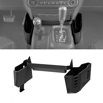 Metal Center Console Organizer for Jeep Wrangler JK/JKU 2011-2017
