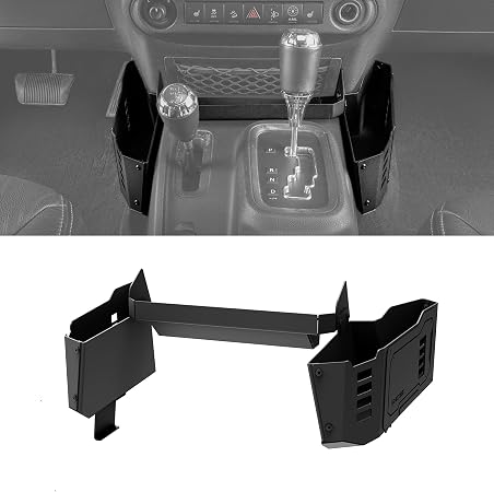 Metal Center Console Organizer for Jeep Wrangler JK/JKU 2011-2017