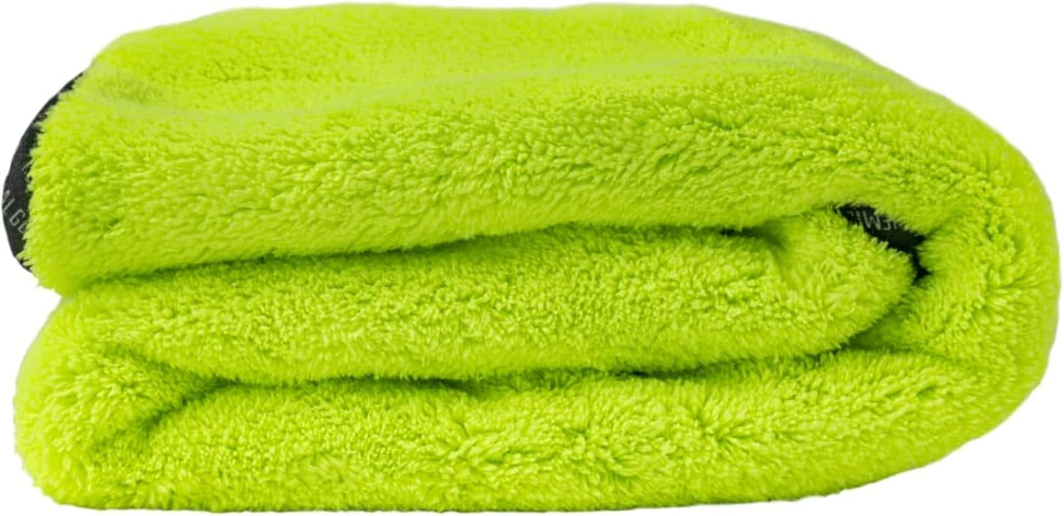 Speed Woolly Mammoth Plush Drying Towel, Neon Green, 25 x 30