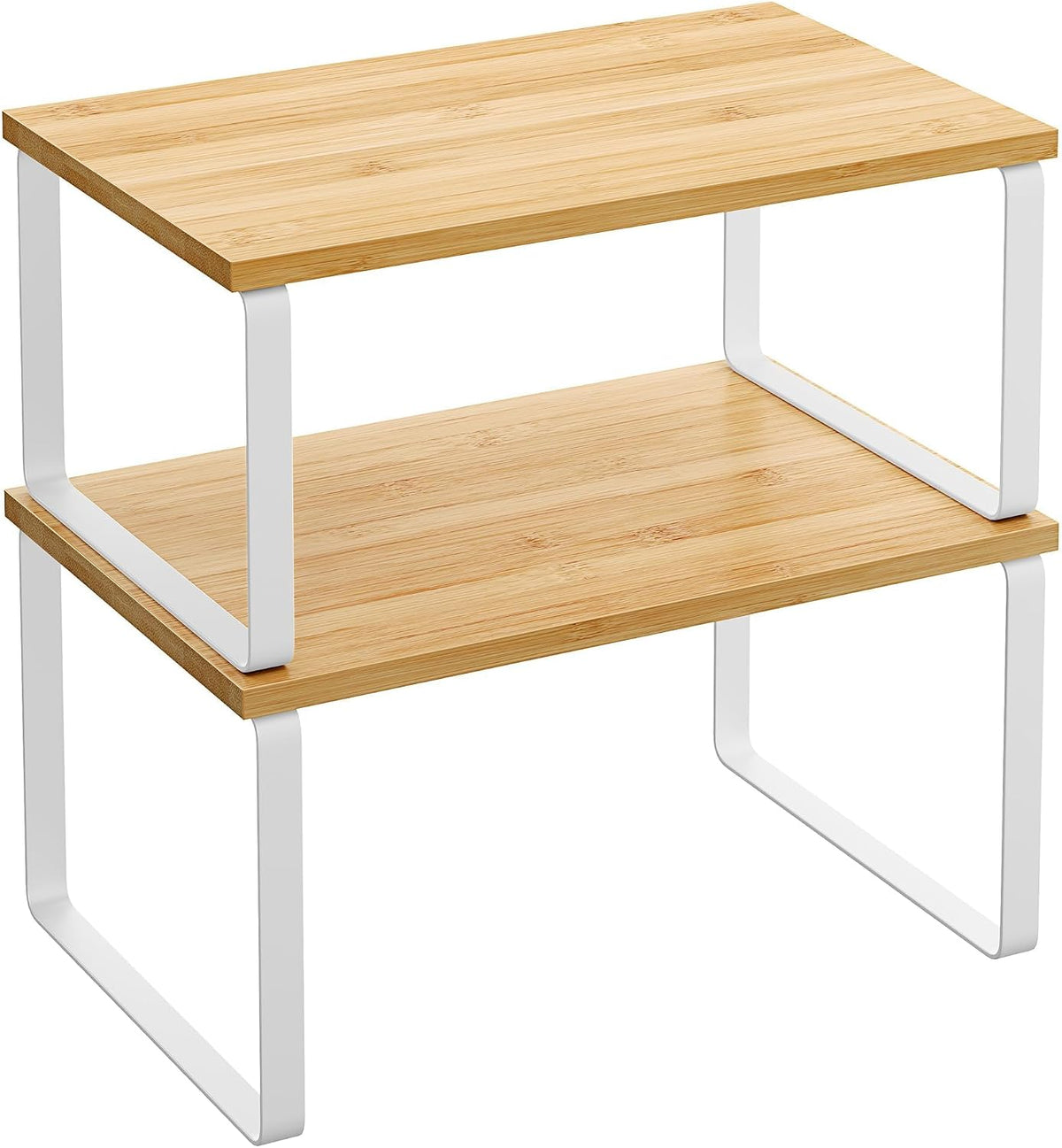 Cabinet Organizer Shelf, Set of 2 Spice Rack, Kitchen Storage