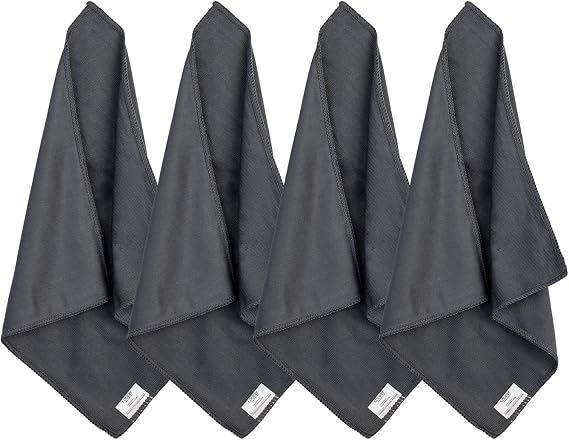 loukin Whiteboard Cleaning Cloth, Microfiber Dry Erase Cloth, 4 Pack