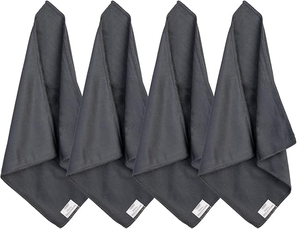 loukin Whiteboard Cleaning Cloth, Microfiber Dry Erase Cloth, 4 Pack