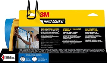 3M Hand-Masker Pre-Loaded Dispensers Masking Film Tape Kit, M3000-PAK