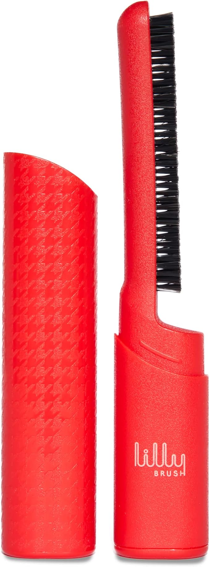 Lilly Brush Save Our Sweaters Fabric Pill Remover & Lint Brush. ONLY for 100% Cashmere, Cotton, Wool, & Silk! Do NOT use on Polyester, Nylon, or Acrylic. Travel Sized (Red)