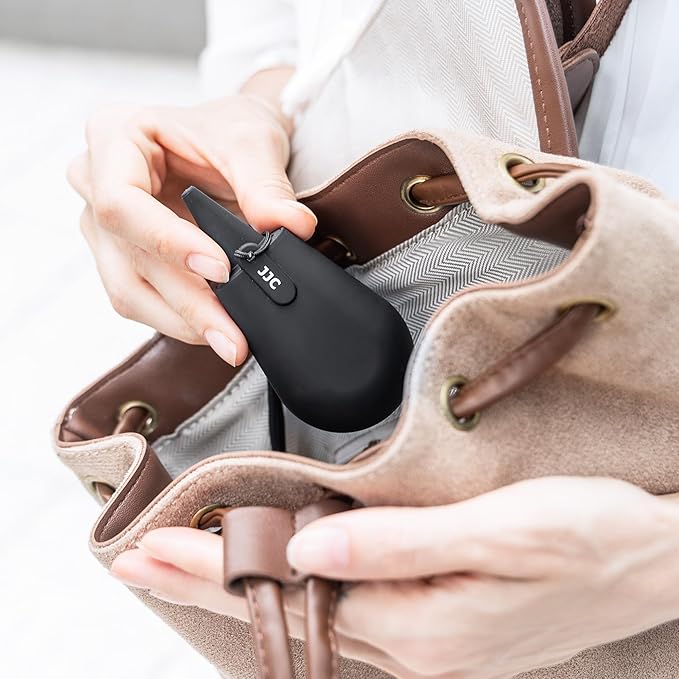 JJC Pocket-Sized Silicone Camera Dust Blower Lens Air Blower, Small Camera Lens Cleaner Air Blower for Sensor LCD Keyboards Filters Printing, Compact Portable Dust Blower for Outdoor Travel Cleaning