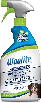 Bissell Woolite Advanced Pet Stain & Odor Remover + Sanitize, 11521 (22fl oz)