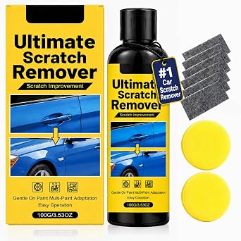 NanoPolix Car Scratch Remover, 100g Car Paint Repair Paste for Light Scratches, Swirl Marks, Scuffs & Water Spots, Polis