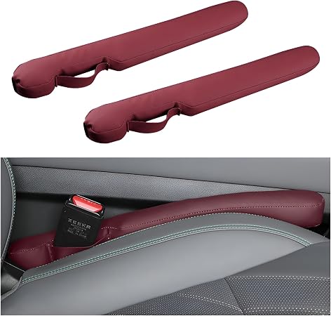 2PCS Car Seat Gap Filler, Soft Foam Automotive Organizer to Fill The Gap Between Seats Console Stop Things from Dropping