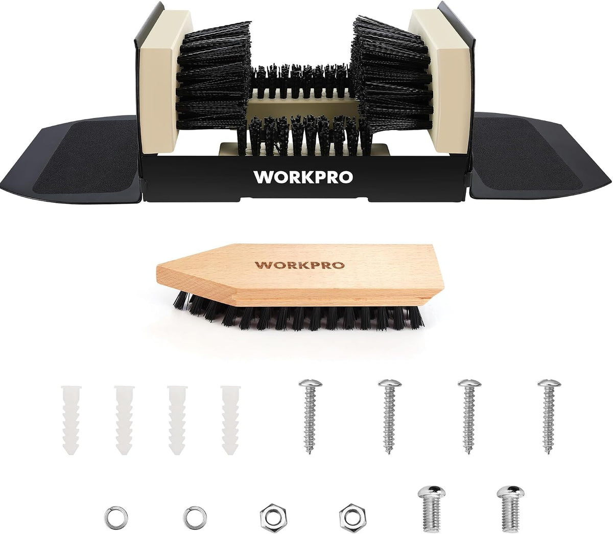 Boot Scrubber, Shoe Brush Kit, Boot Brush Set Outdoor Indoor