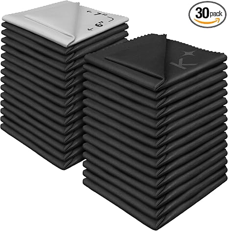 30 Pack Japanese-Style Premium Microfiber Glasses Cleaning Cloth Streak & Scratch-Free Lens Cleaning Cloth – Safe for Ey