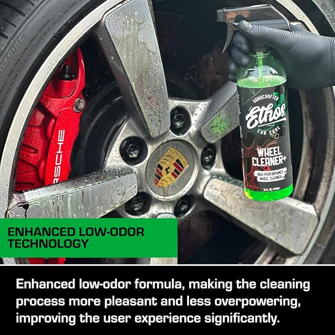 Ethos Wheel Cleaner - Car Wheel Cleaner Spray - Rim Cleaner Spray Brake Dust, Iron Remover - Color Change Technology - Professional Strength Formula (Gallon)