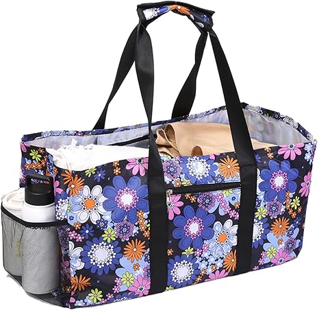 Extra Large Utility Tote Bag - Reusable Grocery Bags Foldable Heavy Duty