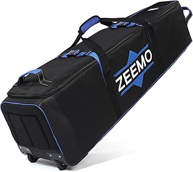 ZEEMO Full-Open Golf Travel Bag for Airlines, Wheeled Club Carrier Bag