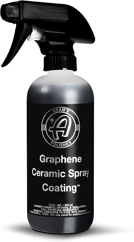 Adam's Polishes Graphene Ceramic Spray Coating - Sprayable Graphene Oxide Ceramic Coating for Cars, Boats, RV's & Motorc