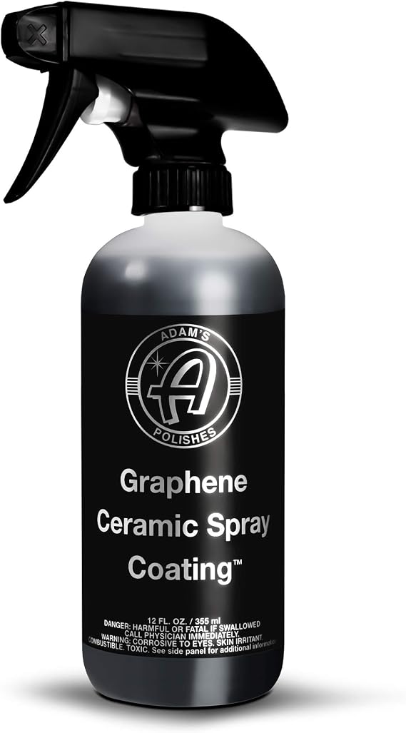 Adam's Polishes Graphene Ceramic Spray Coating - Sprayable Graphene Oxide Ceramic Coating for Cars, Boats, RV's & Motorc