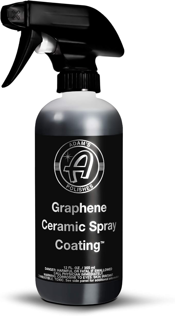 Adam's Polishes Graphene Ceramic Spray Coating - Sprayable Graphene Oxide Ceramic Coating for Cars, Boats, RV's & Motorc