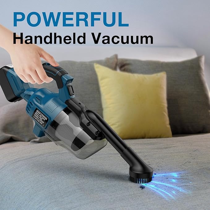 TengXcel Cordless Vacuum Cleaner for Makita 18V LXT Battery, Handheld Vacuum Cleaner for Home Car Hardwood Floor Carpet, Portable Shop Vacuum with Washable HEPA Filter(Tool Only)