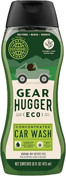 Gear Hugger Car Wash Soap, Biodegradable, Eco-Friendly (16oz, Pack of 1)