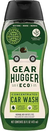 Gear Hugger Car Wash Soap, Biodegradable, Eco-Friendly (16oz, Pack of 1)