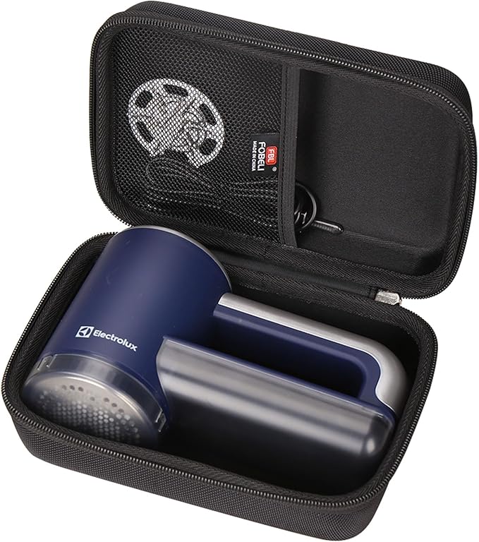 FBLFOBELI Fabric Shaver Storage Case Compatible with Electrolux/iRUNTEK/BEAUTURAL Rechargeable Fabric Shaver, Travel Carrying Case for Most of Rechargeable Lint Remover Set