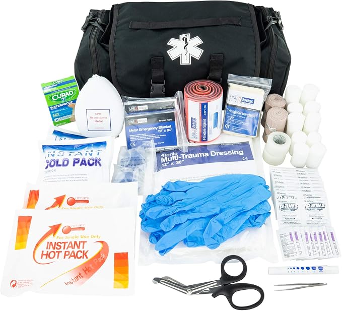 LINE2design First Aid (Ifak) Pouch EMS Bag - EMT Emergency Medical Trauma Pack Bags Tactical EDC Rescue Utility Gear IFA
