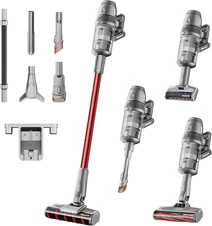 Honeywell Smart Cordless Vacuum Cleaner w/Automatic Adjustment, 10-in-1 Lightweight Stick with 3000mAh Battery 70Mins Ru