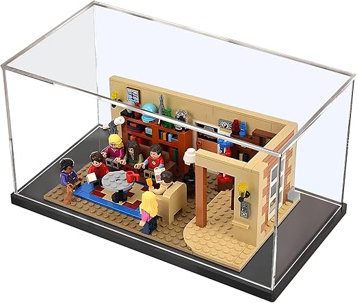 Stackable Storage Bins, Clear Acrylic Display Case,Acrylic Boxes with Lids, Clear Storage Containers Storage for Handbag