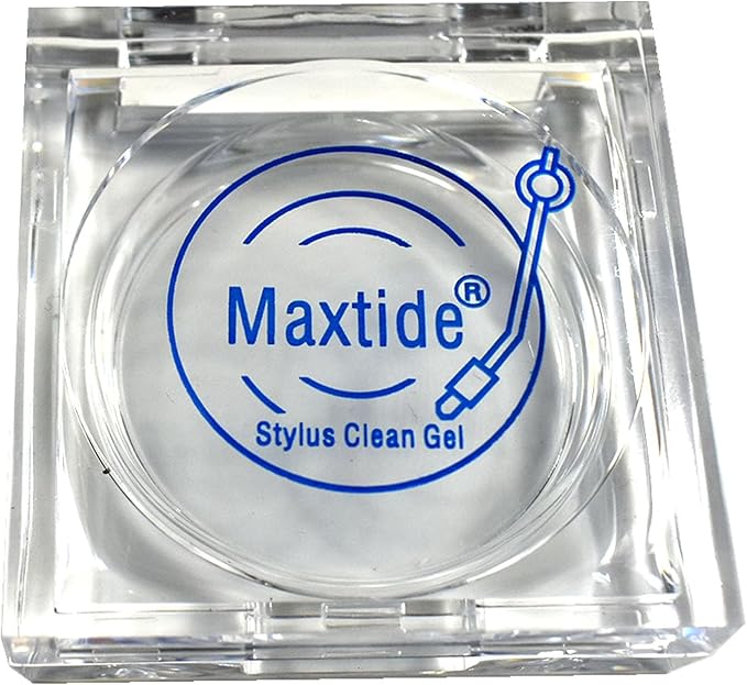Turntable Stylus Clean Gel - Premium Anti-Static & Zero-Dust Stylus Cleaner, Dirt and Debris Dry Cleaning Mixture for Vinyl Record Player Needle (Square-White)