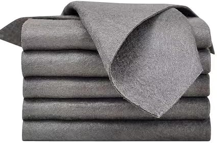 10pcs Genie Cloth Magic Cloth,Genie Magic Cleaning Cloth,Lint Free MicrofiberCleaning Cloths for Glass, Window, Kitchen,