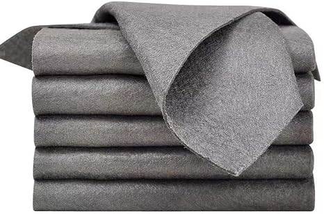 10pcs Genie Cloth Magic Cloth,Genie Magic Cleaning Cloth,Lint Free MicrofiberCleaning Cloths for Glass, Window, Kitchen,