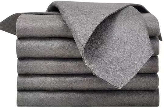 10pcs Genie Cloth Magic Cloth,Genie Magic Cleaning Cloth,Lint Free MicrofiberCleaning Cloths for Glass, Window, Kitchen,
