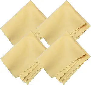 Microfiber Screen Cleaning Cloths, HTTX 4-Pack 6 x 7 inches for Cell Phones, Tablets, LCD TV, Laptop, Camera Lenses, Sur