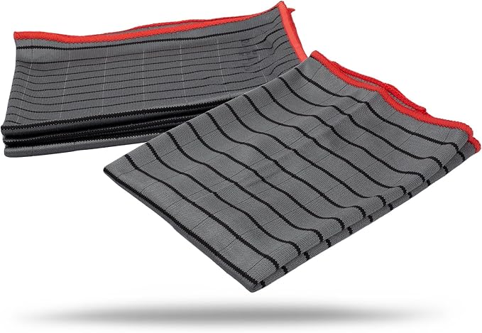 Maxshine 16" x 16" Universal Carbon Fiber Towels (360GSM) – Ultra-Durable, Premium Soft & Long-Lasting – Perfect Microfi