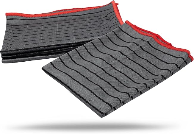Maxshine 16" x 16" Universal Carbon Fiber Towels (360GSM) – Ultra-Durable, Premium Soft & Long-Lasting – Perfect Microfi