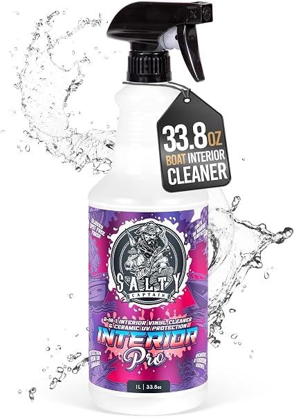 Salty Captain Interior Cleaner | Boat Seat Cleaner 33.8oz
