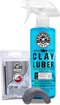 Chemical Guys, Clay Bar & Luber Kit, Medium Duty, Paint Prep, 2-Piece Set