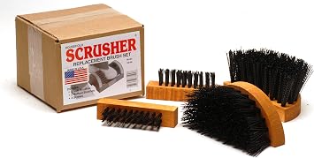 Scrusher Replacement Boot Brush Set for Original Boot & Shoe Cleaner