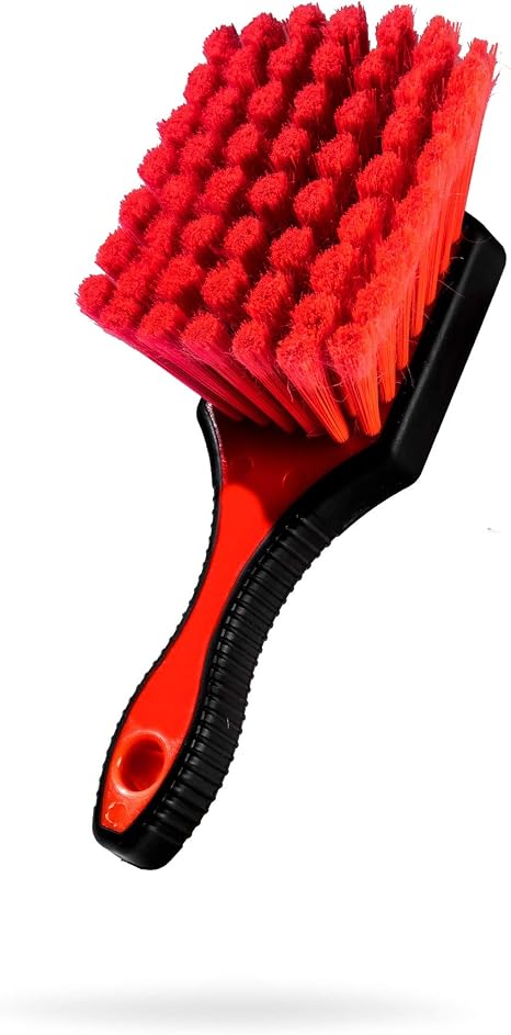Adam's Polishes Wheel Brush Car Detailing Brush for Wheel Cleaner & Rim Cleaner Detailing Supplies | Soft Bristles & Rub