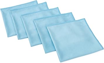 The Rag Company - Premium Window, Glass, Mirror & Chrome Detailing Towels - Professional Korean 70/30 Microfiber Blend, 