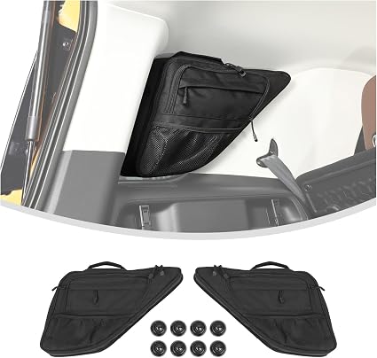 Linskip TrunkMate™ Suction Organizer for Ford Bronco Sport 2021-2025 2026, Rear Side Window Storage Bag for Ford Bronco 