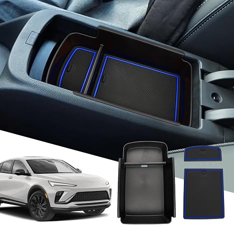 SXCY Fit for 2024 2025 2026 Buick Envista Center Console Organizer(blue)