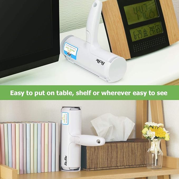 Pet Hair Remover Roller – Reusable & Self-Cleaning, Removes Dog & Cat Fur from Furniture, Carpets & Clothes – No Tape or Batteries Required