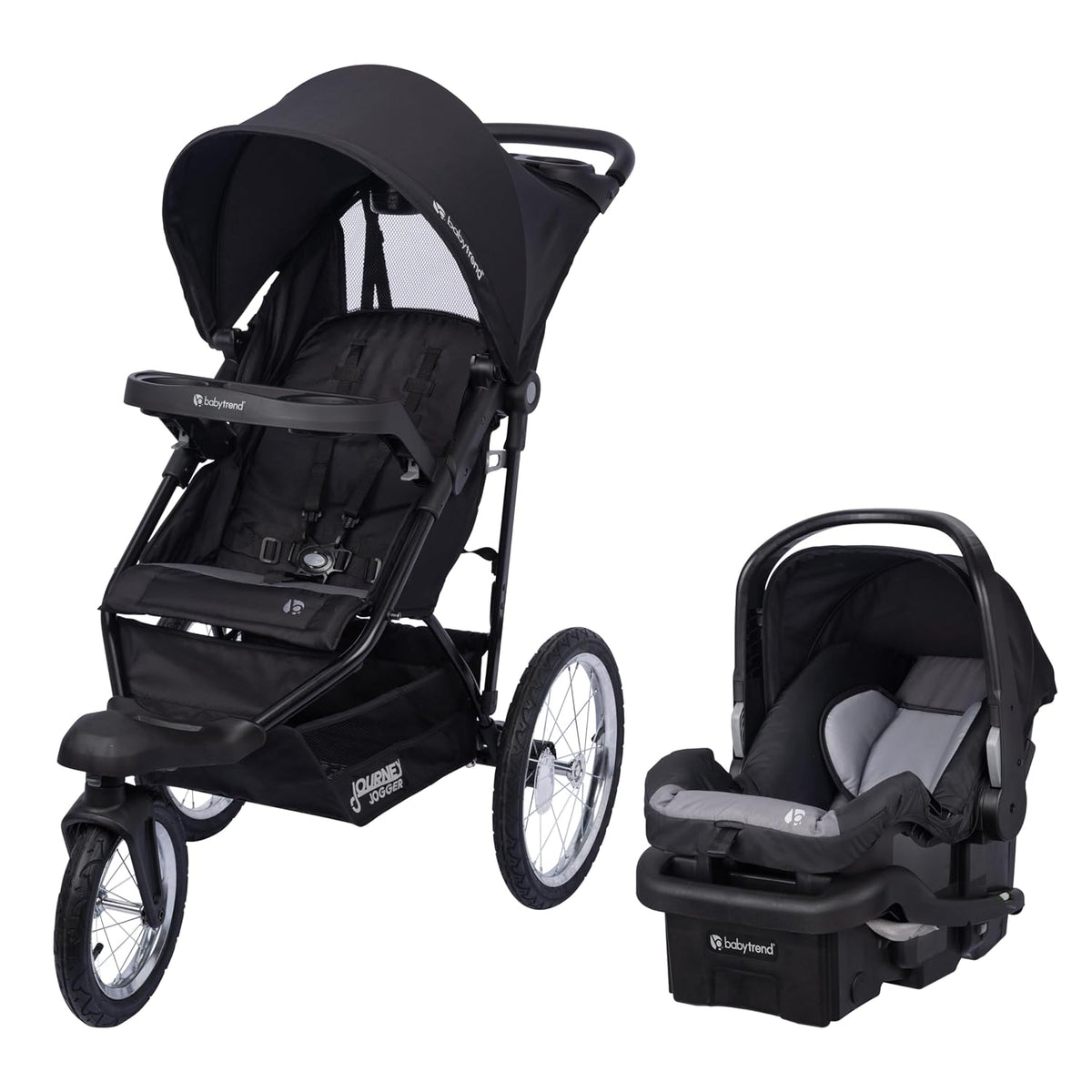 Journey Jogger Travel System with EZ-Lift Infant Car Seat, Stellar Black